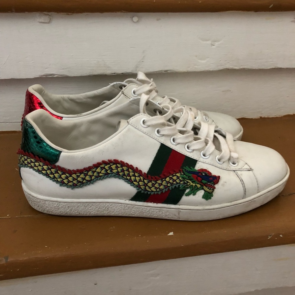 Gucci New Ace Dragon Sneakers
